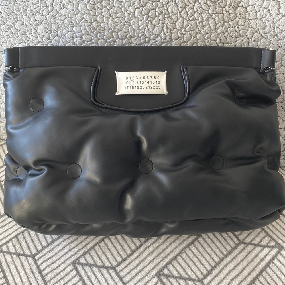 NWOT 🐼 Glam Slam Clutch matelassé black clutch